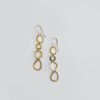 Vintage Gold Chain Earrings earrings 01 a