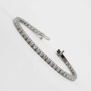 elegant silver link bracelet